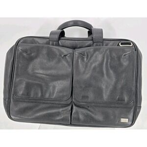 Dunhill AVORITIES Business Bag Briefcase Black Grain Leather - NO Shoulder Strap